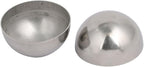 uxcell 76mm OD 1mm Thickness 304 Stainless Steel Hollow Half Round Railing Balls 2pcs