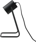 Globe Electric 52299 Sahara 14" Desk Lamp, Matte Black, Swing Shade, in-Line On/Off Rocker Switch
