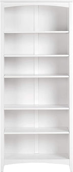 Camaflexi Shaker Style Bookcase, 72", White