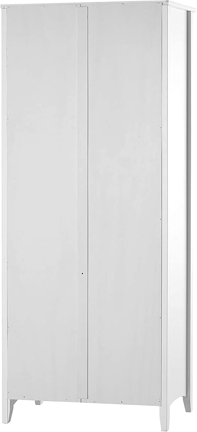 Camaflexi Shaker Style Bookcase, 72", White