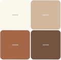 NIHOME Silicone Jar Opener – 6 Inch Large Anti-Slip Grip Pads, Premium 100% Food-Grade Silicone, Stylish Designer Colors, Multi-Purpose Heat-Resistant Mat & Coaster, Set of 4 (Coffee Colors, Square)
