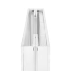 Babyletto Maki Full-Size 2-in-1 Portable Folding Crib with Toddler Bed Conversion Kit in White, Greenguard Gold Certified