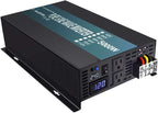 WZRELB 5000W 24V 120V High Frequency LED Display Off Grid DC to AC Converter Power Supply True Pure Sine Wave Solar Power Inverter(Black)