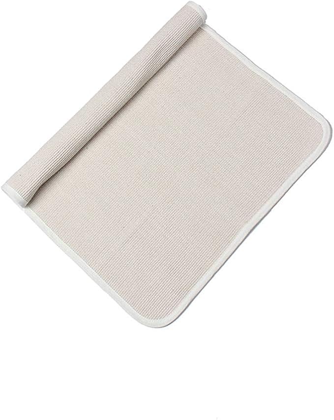 Montessori Mat for Nursery Preschool Kindergarten Soft Baby Play Mat Cotton Working Rug for Toddlers Babies Children, 27.5''×43.3'', Off-White