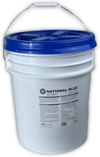 National Blue Snow Salt Ice Melt 50lb Bucket - Fast Acting Ice Melter - Pet, Plant and Concrete Friendly, Environmentally Safe - Free of Magnesium Chloride - Melts to -15°F