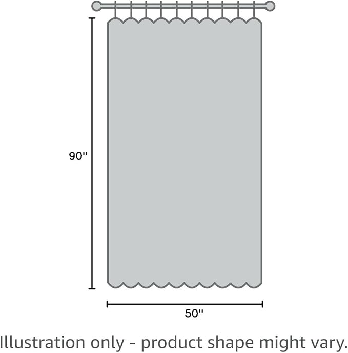 MYSKY HOME Patio White Curtains for Sliding Door, Living Room Curtains & Drapes Soft Cotton Farmhouse Window Treatments 90 inch Length 2 Panels Set Linen Look Semi Sheer Draperies, 50" W x 90" L