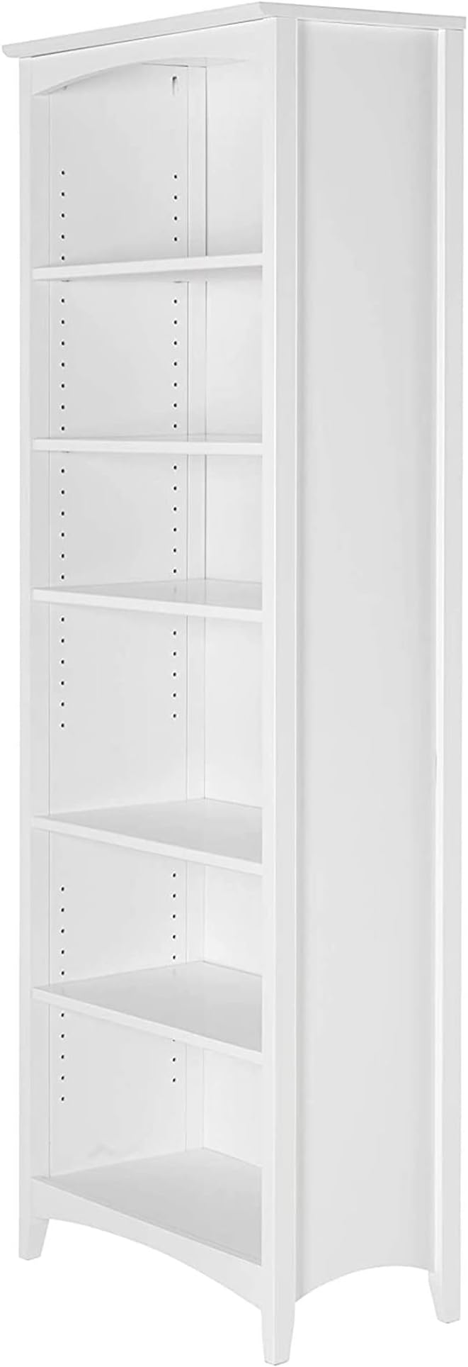Camaflexi Shaker Style Bookcase, 72", White