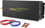 WZRELB Power Inverter 2500W Pure Sine Wave Inverter 12V 120V Dc AC Converter