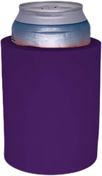 Blank Thick Foam Old School Can Cooler (2 Pack, Purple)