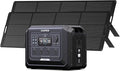 OUPES 2000W Mega 1 Solar Generator Kit with 480W Panel Included (2×240W), 1024Wh LiFePO4 Battery Power Station with UPS & APP, for Home Backup, Blackout, 24/7 Off-Grid Power, Camping, RVs