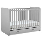 GAP babyGap Graham 4-in-1 Convertible Crib with Storage Drawer - Greenguard Gold Certified, Grey/Dark Grey