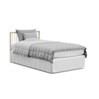 Graco Teddi 4-in-1 Convertible Mini Crib with Bonus Water-Resistant Mattress (Natural with White) – GREENGUARD Gold Certified, 2.75-Inch Mattress Included, Convenient Size, Easy 30-Minute Assembly