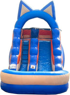 Inflatable Water Slide for Kids & Toddlers with Inflatable Pool, Backyard, Park or Commercial Use, Outdoor Water Play, Includes Blower Stakes, Splash Pool & Storage Bag, Large 21' x 9' x 12'