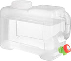 Drink Water Dispenser for Fridge - 3 Gallon Beverage Dispenser with Leak-Proof Spigot, Portable Food-grade Water Jug Container with Spout Handle for Kitchen Refrigerator Outdoor Camping Hiking