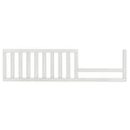 Evolur Andorra Convertible Crib Toddler Guard Rail in Weathered White, Full Assembly from Crib to Toddler Bed, Lasting Quality, Solid Wood Construction