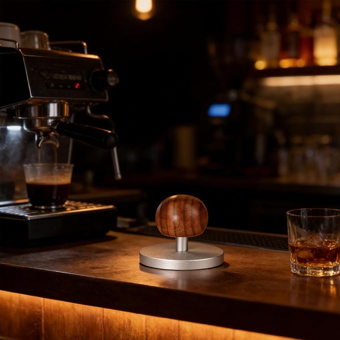 Versatiled Coffee Tamper Tool Comfortable Grip for Home Brewing and Coffee Shop Use Available in 51mm and 58mm Size Tamper