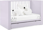 Delta Children Cassie 4-in-1 Convertible Crib with Underdrawer - Greenguard Gold Certified, Lilac