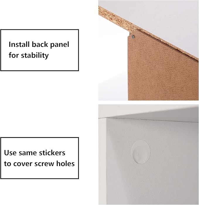 PACHIRA US Open Shelf Bookcase, 9 Cube White Storage Organizer Wood Display Shelf, Free Standing Cubby Bookcase Cabinet Divider Bookshelf Fits 11“ Storage Bin
