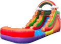 Inflatable Water Slides for Kids - Backyard Inflatable Water Slides with Splash Pool - Rainbow Cloud Slide Complete with Blower, and Stakes - 21' x 9' - 12' Tall Slide
