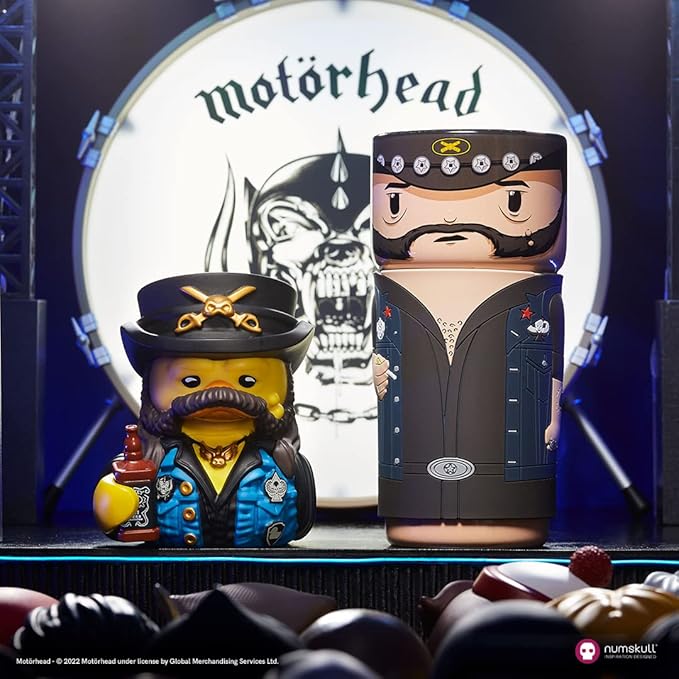 NUMSKULL Motorhead Logo 3D Drum Lamp - Desk Lamp for Bedroom, Office, Home, Study, Work - Official Motorhead Merchandise