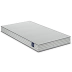 Delta Children babyGap Tate 4-in-1 Convertible Crib TrueSleep Crib and Toddler Mattress (Bundle), Bianca White/Natural