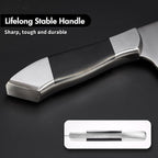 SHI BA ZI ZUO Heavy Duty Stainless Steel Bone Cleaver Knife for Home Chopping Bones