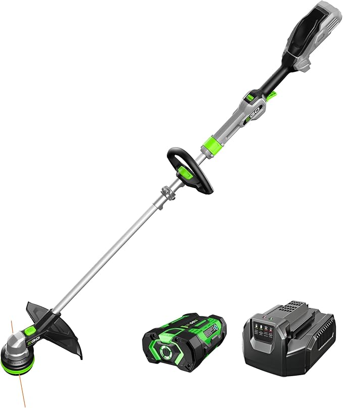 EGO Power+ 56-Volt 15" String Trimmer with POWERLOAD™ with 2.5Ah Battery and 210W Standard Chargers, ST1511T