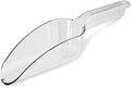 New Star Foodservice 34400 Polycarbonate Plastic Utility Ice Scoop, Clear, 12-Ounce