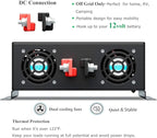 WZRELB 3000W 12VDC to 120VAC Pure Sine Wave Solar Power Inverter Homeuse Car Inverter