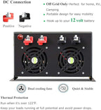 WZRELB Pure Sine Wave 7000W (14000W Surge) 12V Power Inverter DC to AC Power - Solar, RV (RBP-700012)