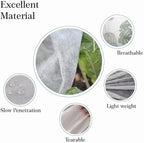 Agfabric Plant Covers Freeze Protection Row Covers 1.5oz 10'x50' Frost Cover for Freeze Protection,Frost Blanket for Plants,White