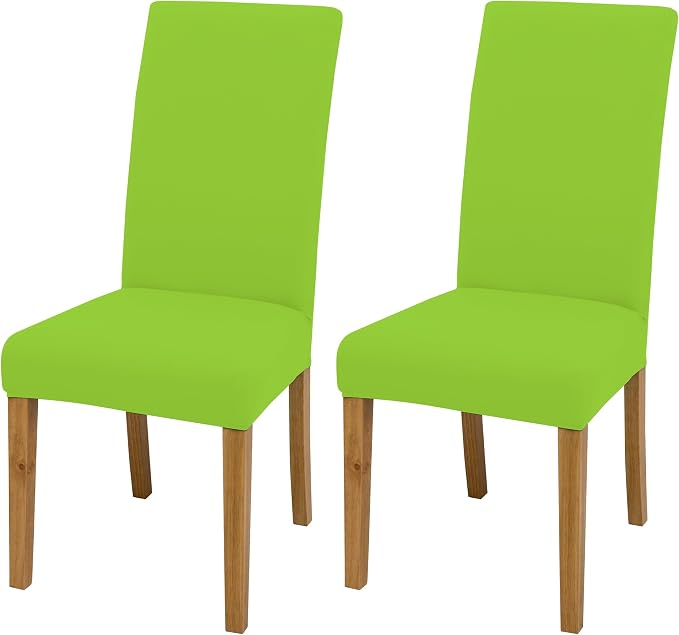 Dining Chair Covers, Stretch Seat Covers, Washable Furniture Protector | Washable, Stretch Fit, Soft, Non Slip, Dining Chair Covers, Seat Protector, Furniture Protector