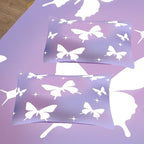 Tailor Shop Butterfly Comforter Sets King Size,Purple Butterfly Bedding Sets for Girls Kids Teens with 2 Pillowcase…