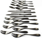 Knork Black Matte Titanium Coated Stainless 20-Piece Set