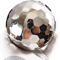 304 Stainless Steel Gazing Ball Sculptures Diamond Ball Decoration Mirror Hollow Decor Ball Reflective Garden Sphere Hollow Metal Ball Ornament Statues Gazing Globe for Home Garden (4 inch)