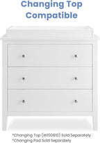 Delta Children Campbell Dresser, Bianca White