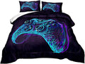 Gaming Comforter for Boys Teen,Game Contoller Bedding Set for Boys Kids,Down Alternative Comforter for All Season,Gamer Home Decor for Boys Comforter Set (Comforter-Game35, Full)