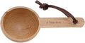 30ml Wood Measuring Spoon and Scoop Wooden Tablespoon 30ml Measuring Scoop 2 TBSP Retro Coffee Spoons for Dry Ingredients Ground Tea Spice (Wood Color, 2TBSP)