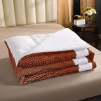Erosebridal Football Bedding Sets Full Size Outdoor Games Sports Down Comforter for Boys Kids Red Brown Ball Comforter Set Football Athletic Quilted Duvet with 1 Comforter and 2 Pillow Cases