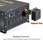 WZRELB Pure Sine Wave 7000W (14000W Surge) 12V Power Inverter DC to AC Power - Solar, RV (RBP-700012)