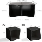 DIY Bookcase, 2 Cube Storage Organizer, Stackable Modular Book Shelf for Bedroom, Living Room, Office, Closet