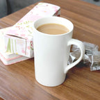 2 Pack 20 OZ Coffee Cup Simple Pure White Ceramic Cup Plain Large Tall White Ceramic Milk Tea Coffee Mug with Handle