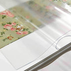 NECAUX Custom 28 x 36 Inch Frosted Table Cover Protector, 1.5mm Thick Plastic Scratch Resistent Heavy Duty Desk Pad Non-Slip Tablecloth Protector for Coffee Table Sofa Table Media Stand Office Desk