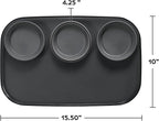 madesmart dipware 3 Bowl Serving Tray, Collapsible & Removable Dip Bowls for Charcuterie, Guacomole, Snacks, Veggies, Premium Dishwasher & Microwave Safe, Multipurpose Plate & Bowl, Sage