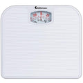 Adamson A21 Analog Scales for Body Weight - Up to 300 LB - New - Anti-Skid Rubber Surface + Large Numbers - Analog Bathroom Scale - Affordable - Durable with 20-Year Assurance