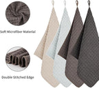 watchget Barista Microfiber Cloths 4 Pack (12"x12") | Professional Cleaning Towels for Espresso Machines, Steam Wands & Countertops Essential Coffee Bar Accessories