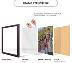 Craig Frames Bauhaus 125, 20x27 Picture Frame, Rustic White Pine