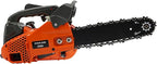 25.4CC 12 Inch Gas Chainsaw, 2-Stroke Gasoline Powered Chain Saw, 900W Handheld Petrol Chainsaws For Wood Cutting, Tree Trimming and Land Clearing