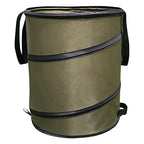Camping Trash Can, Pop-Up Trash Can/Recycle Bin, Car Garbage Can,Reusable Outdoor Trash Garden Yard Trash Bag Foldable Camping Recycling Bin (Green10gallons)