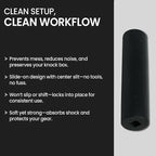 Rattleware Rubber Replacement Knock Box Bar Cover - Durable & Easy-to-Install Espresso Waste Solution, Fits Select Models with Welded Bars, Quality Design (5.5") - SET OF 2